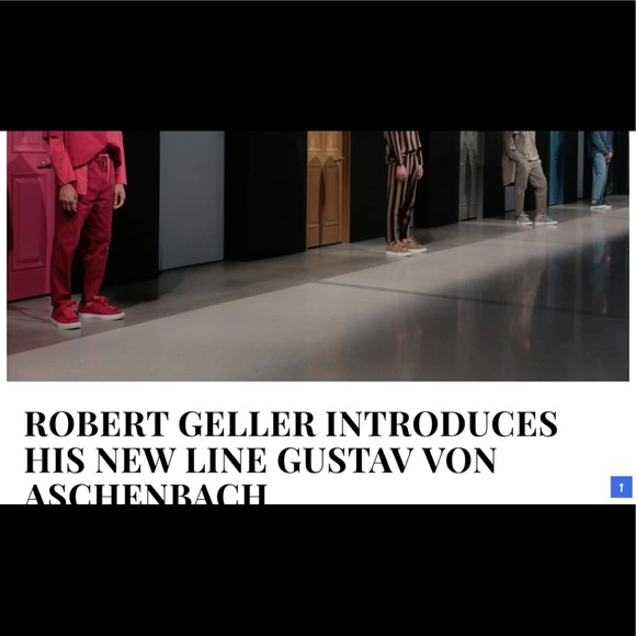 Gustav Von Aschenbach Brown/black vertical striped jogger pant - Picture 3 of 16